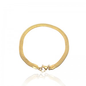 ヨーロッパとアメリカのファッションステンレス鋼金メッキブレードチェーン